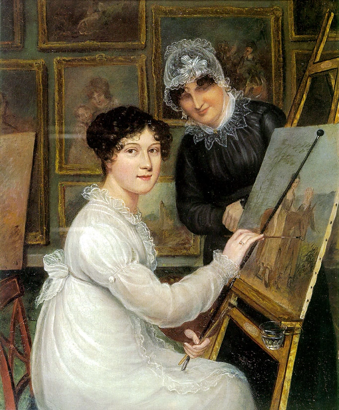 Ellen Sharples - Autoritratto di Rolinda Sharples con la madre Ellen, Bristol City Museum and Art Gallery